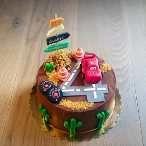 Torta cars , tripudio di cioccolato