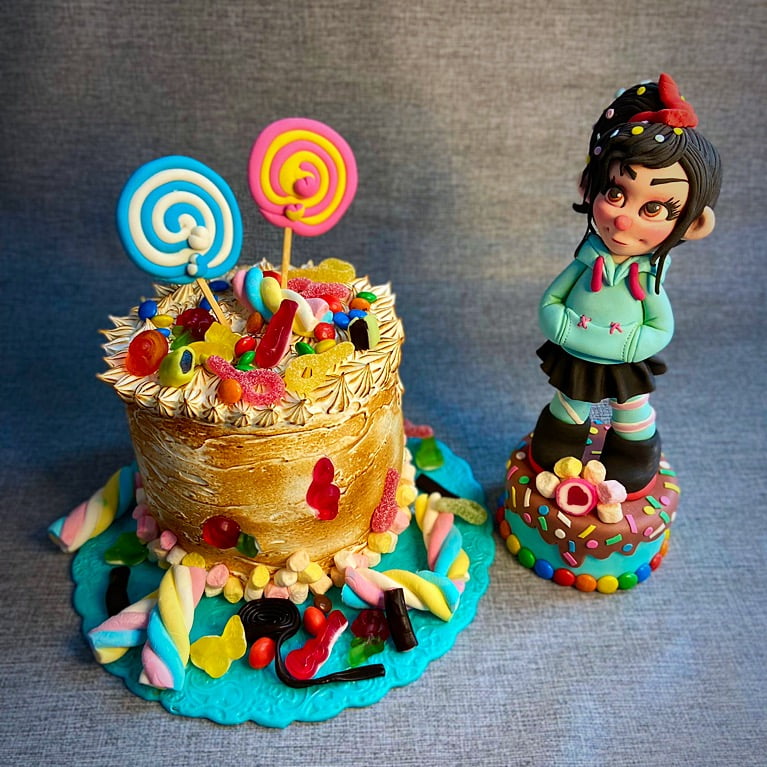 candy's cake con vanellope