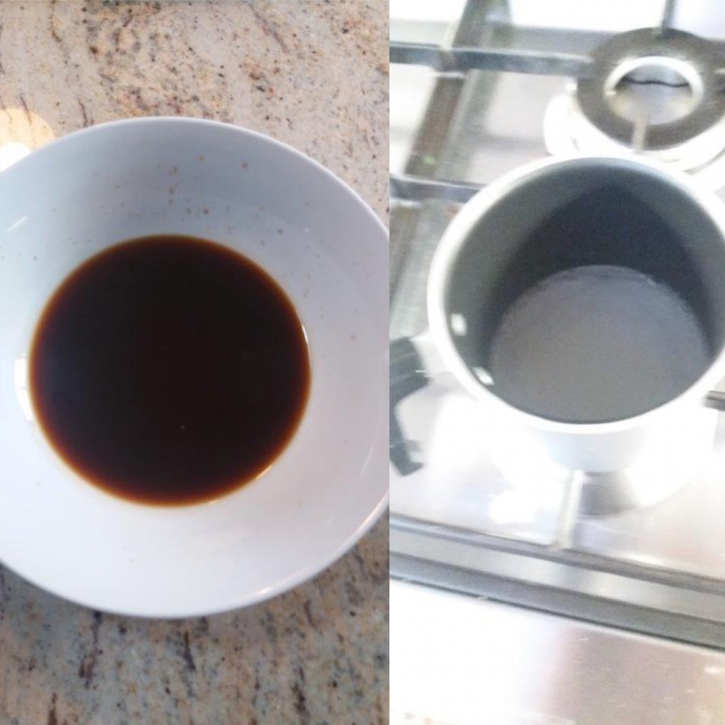 preparazione della bagna al caffè