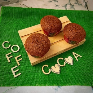 muffins al caffé e cacao