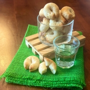 taralli dolci al vino bianco con lievito d'esubero